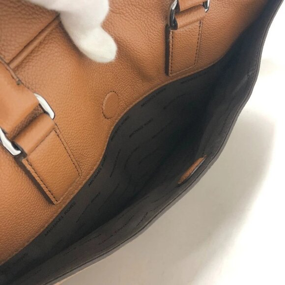 Michael Kors logo Bag 2WAY Briefcase Document Bag Business bag Leather Brown - Picture 8 of 13